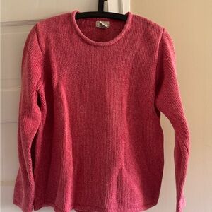 Women’s cotton marled pink Sweater